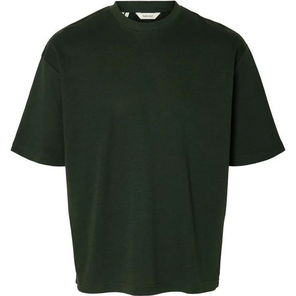 Selected Oscar Loose Fit T-shirt med O-hals
