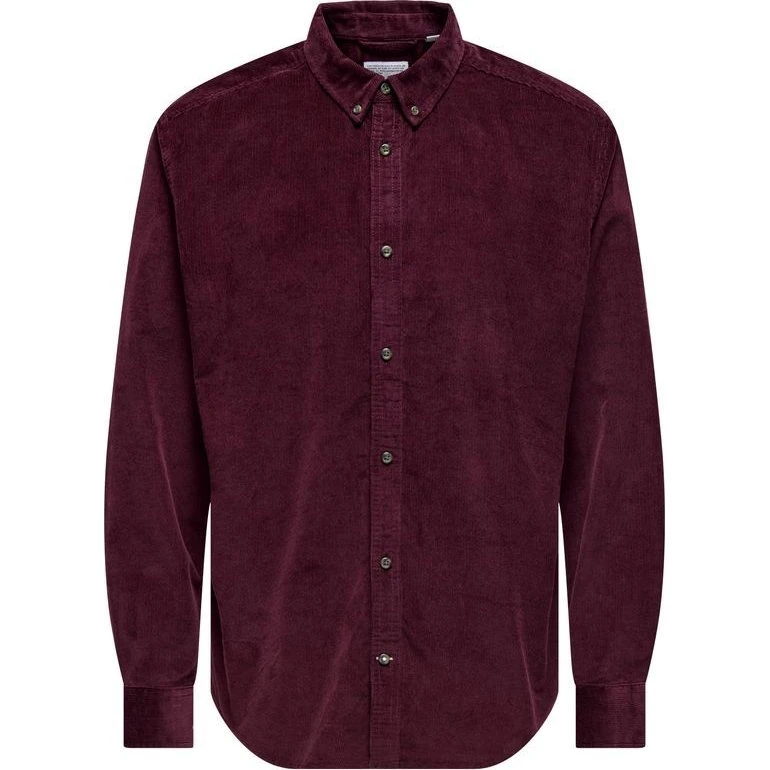 Onsmichael 18W Reg Cord Stretch Langærmet T-shirt