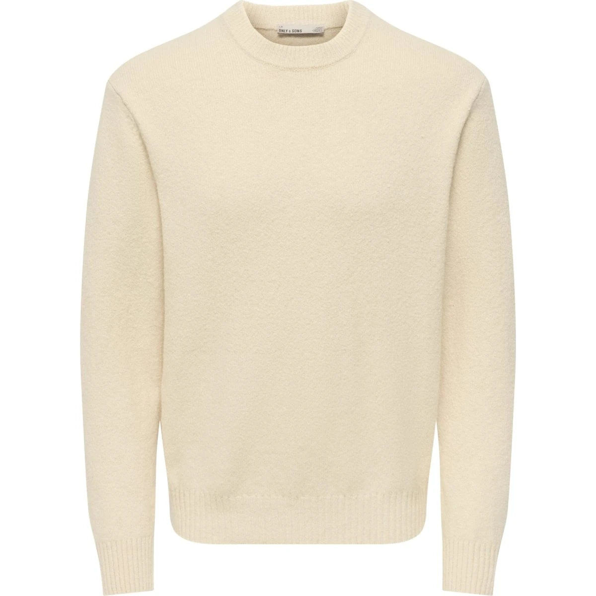 Only & Sons James Pullover i ecru - Løs pasform