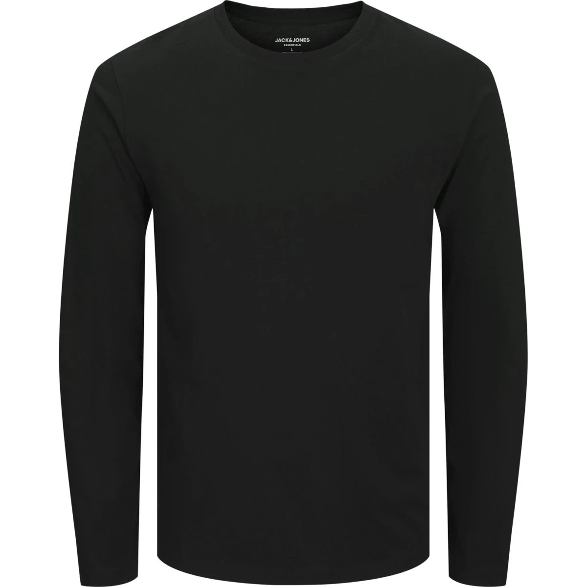 JACK & JONES Jjeorganic Basic Langærmet T-shirt - Sort