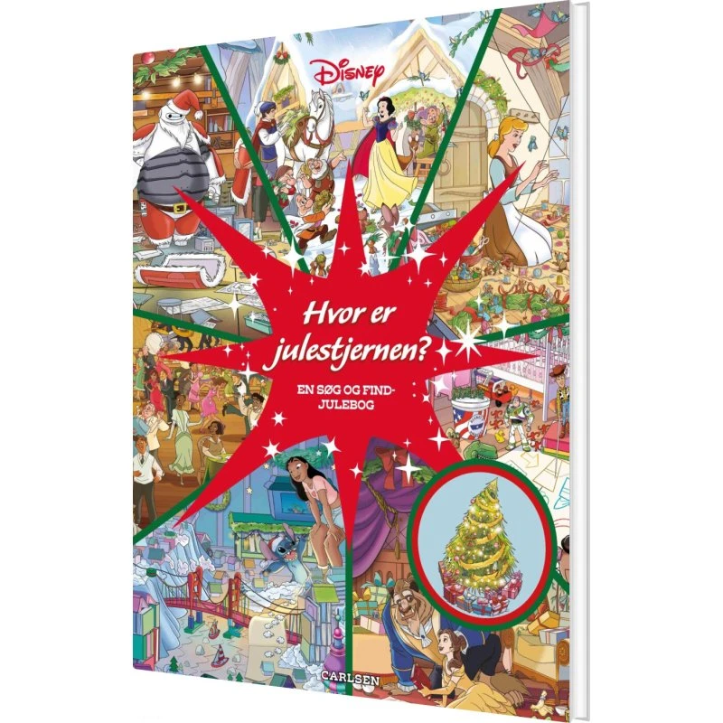 Hvor er Julestjernen? – Søg & Find-julebog (Hardcover)