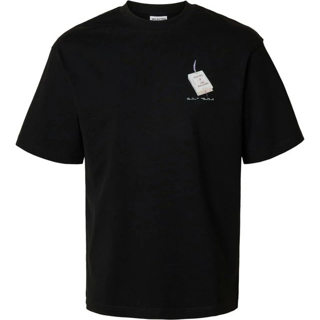 SLHRELAXKAI Print SS O-Neck Tee