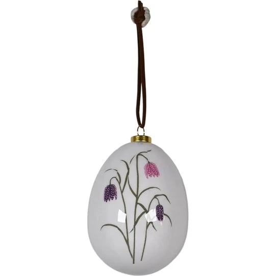 Det Gamle Apotek Påskeæg Natural Easter - Hvid, 6,5 cm