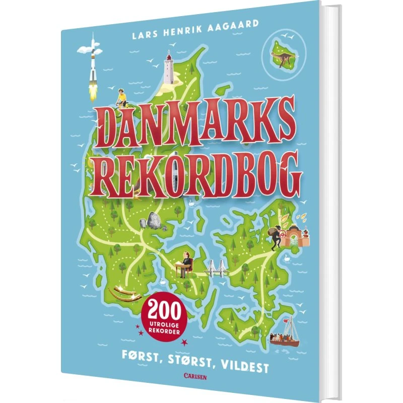 Danmarks Rekordbog – 200 vilde fakta (hardcover)