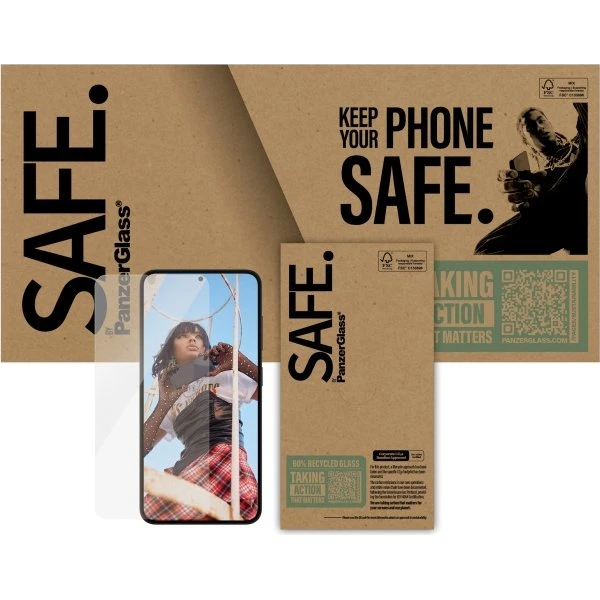 PanzerGlass Safe Skærmbeskytter til Samsung Galaxy S25 Ultra