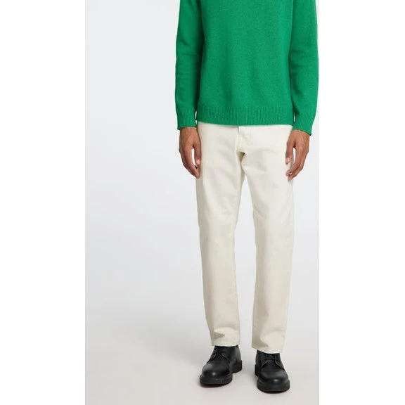 SLH190 Tape Cole 3502 Egret Jeans - Regular Fit