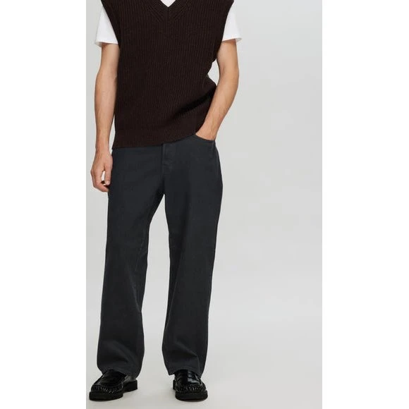 SLH220 Kobe 3073 Loose Fit Jeans - Sort