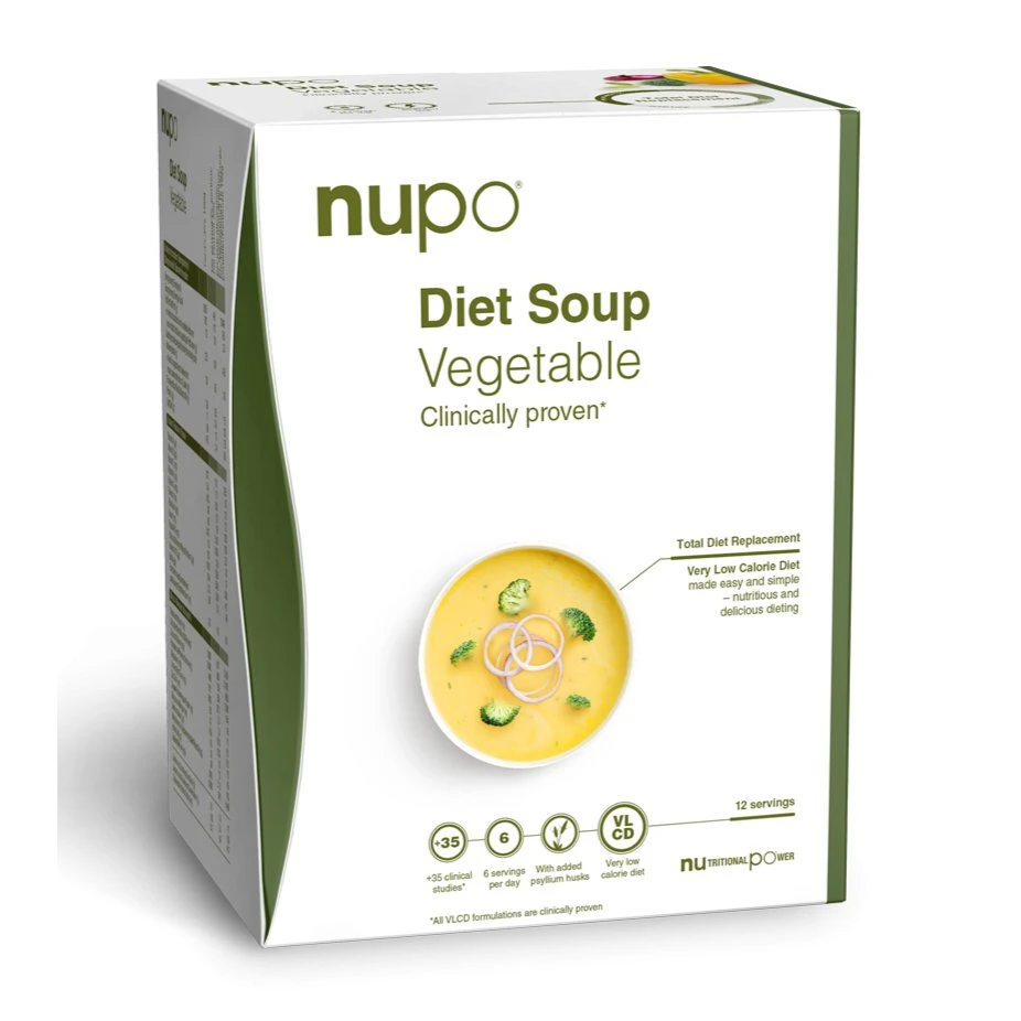 Nupo Diet Soup Vegetable - 12 x 32g