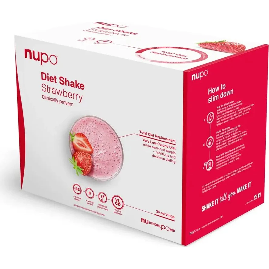 Nupo Diet Shake Strawberry Value Pack, 960g
