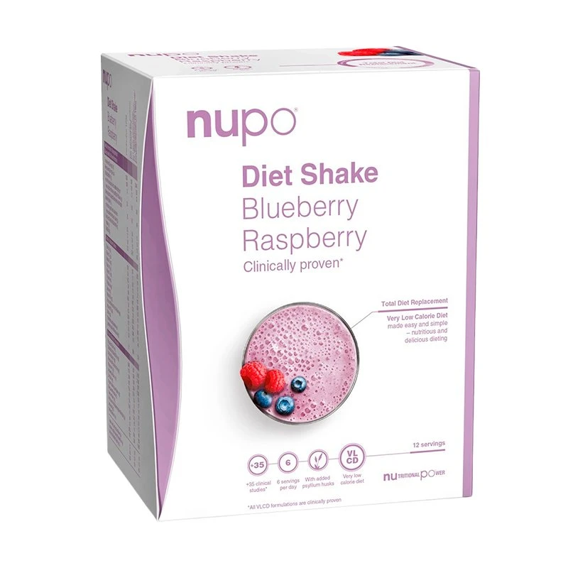Nupo Diet Shake Blueberry Raspberry (12x32 g)
