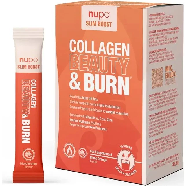 Nupo Slim Boost Collagen Beauty & Burn, 15 sticks