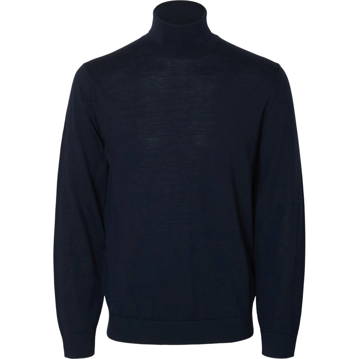 SELECTED Pullover SLHTray Navy Merino Rullekrave