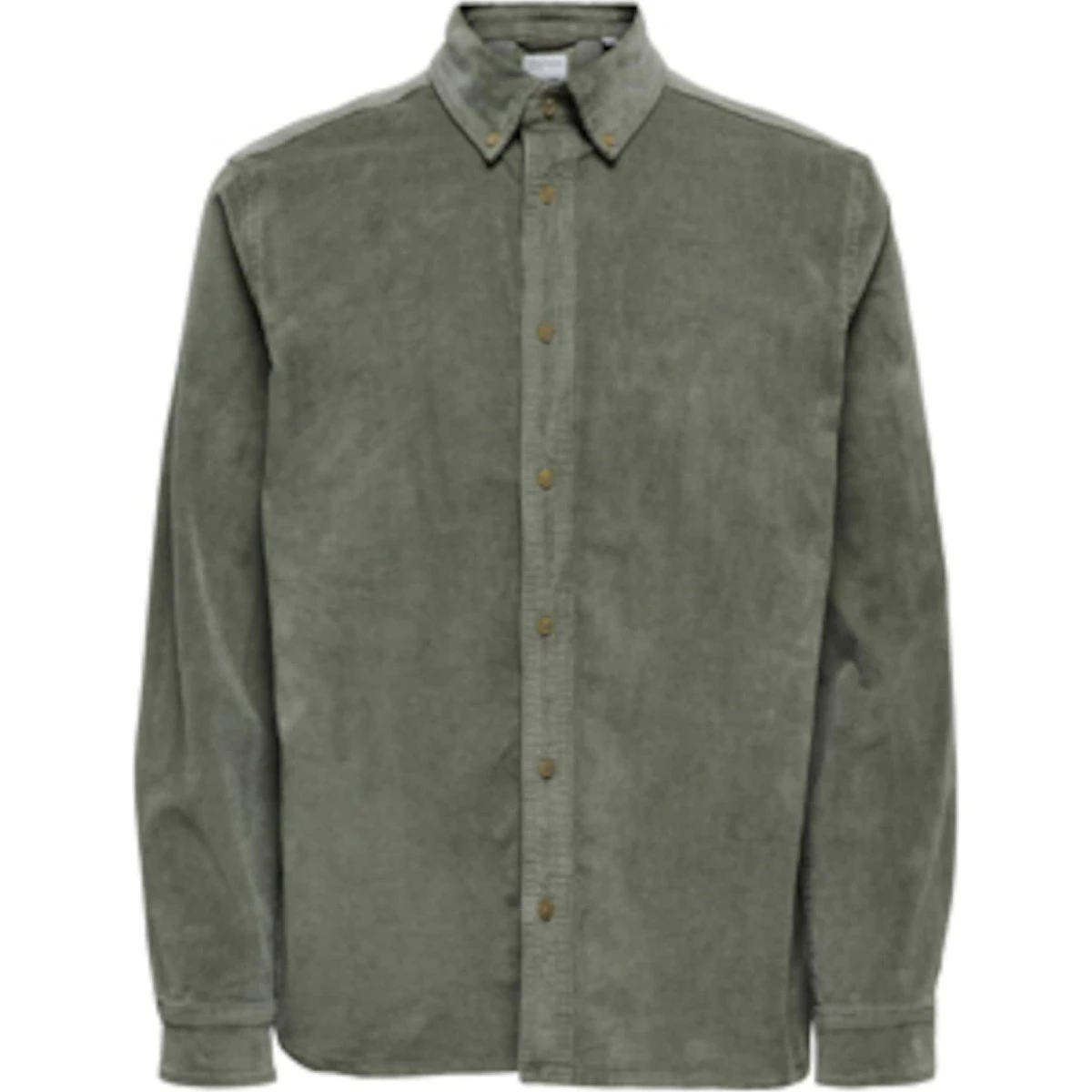 Only & Sons Michael Skjorte - Mudderfarvet Corduroy