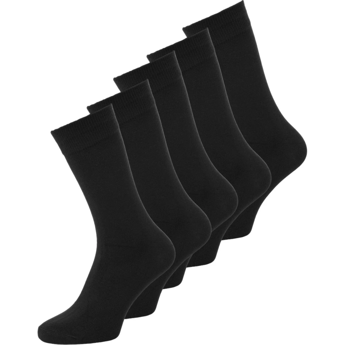 JACK & JONES Sokker sort - 3-pak Bamboo
