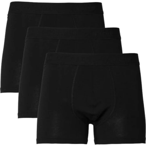 Slhliam SELECTED 3-pak Trunk boksershorts i sort