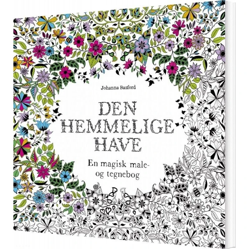 Den Hemmelige Have – Malebog af Johanna Basford