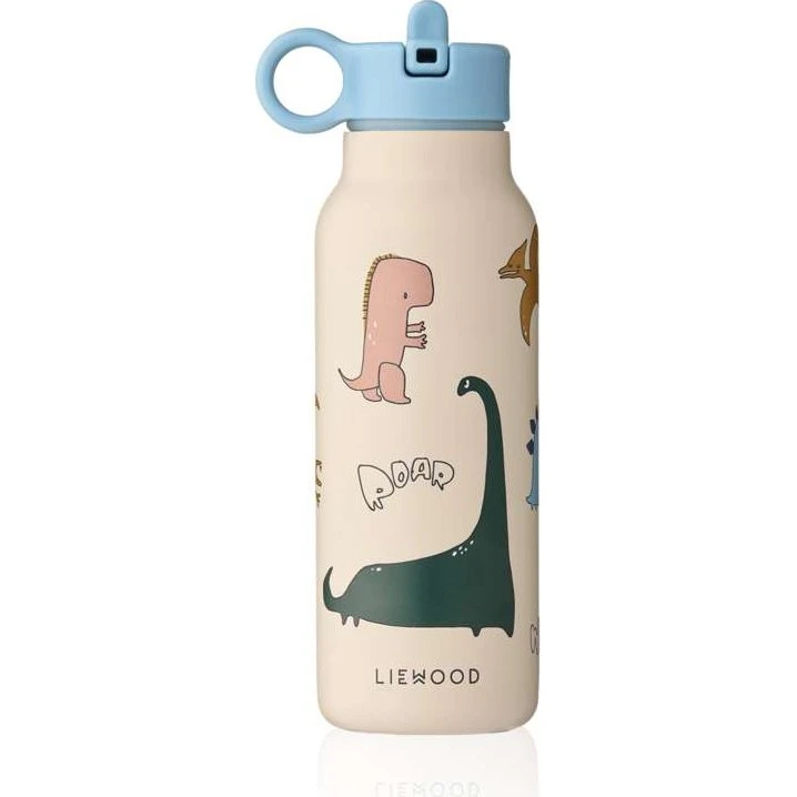 Liewood Falk drikkeflaske i rustfrit stål - 350ml - Dino Roar/Sandy