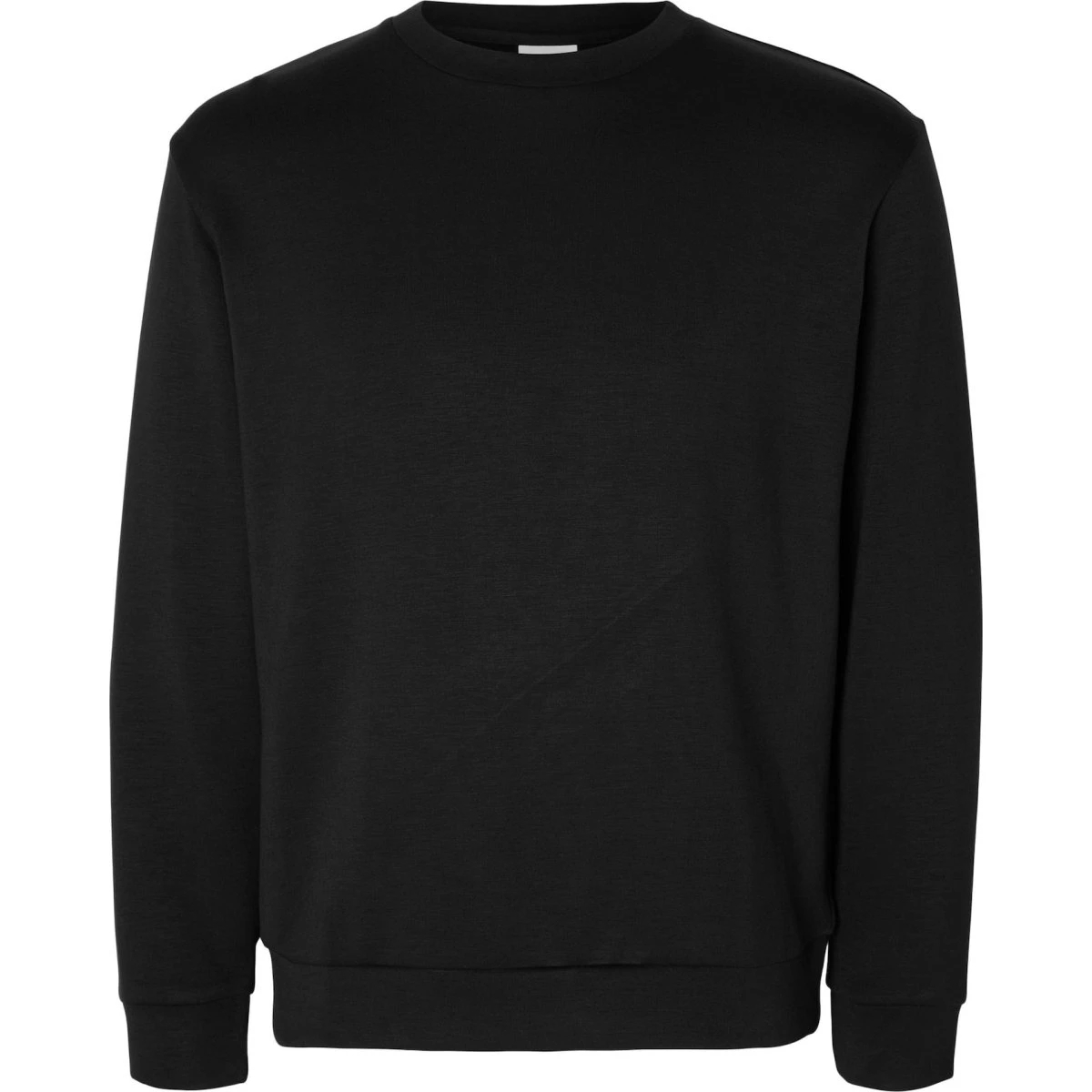 SELECTED Sweatshirt Manuel - Sort