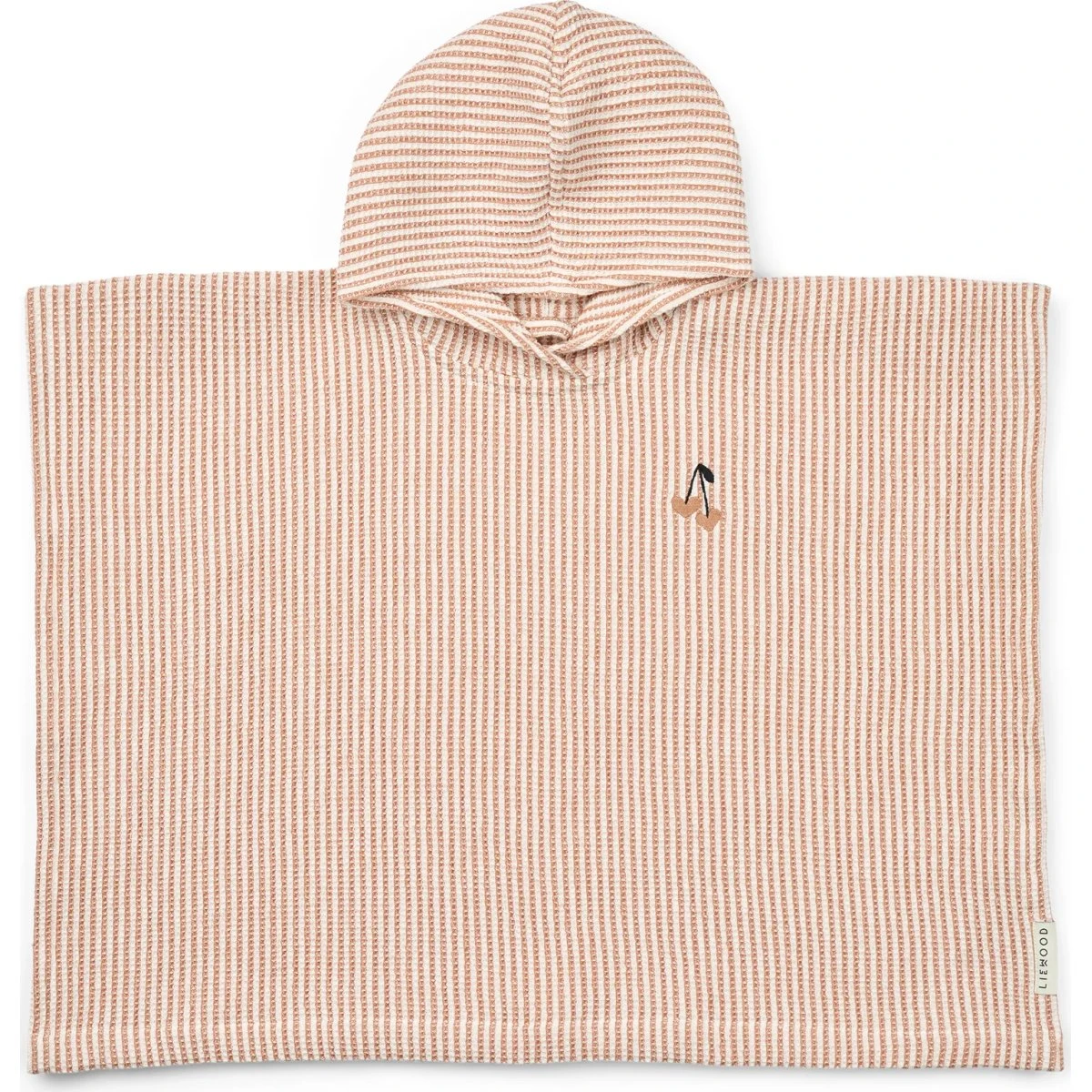 Liewood Paco Badeponcho Tuscany Rose Creme de la Creme Stripe 3-4 år