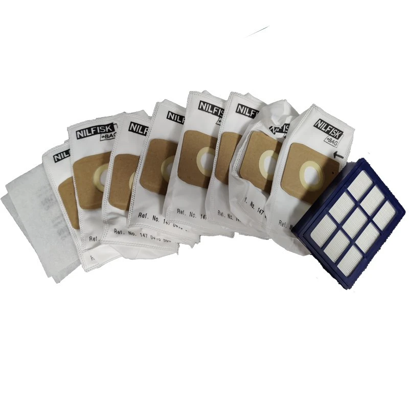 Nilfisk Select Starterkit: 8 poser, 1 Hepa-filter & 3 motorfiltre