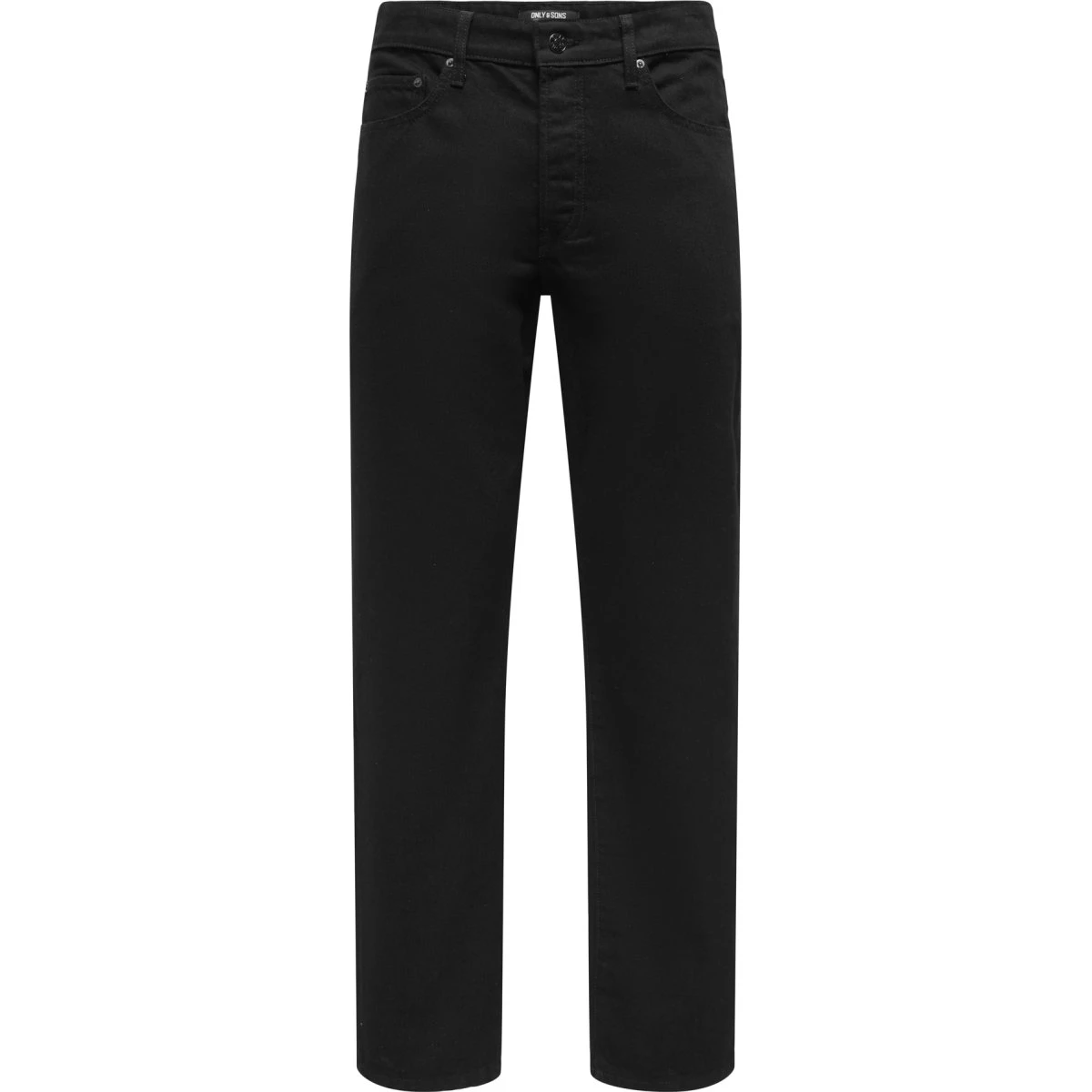 Only & Sons ONSEdge Straight Jeans i sort denim