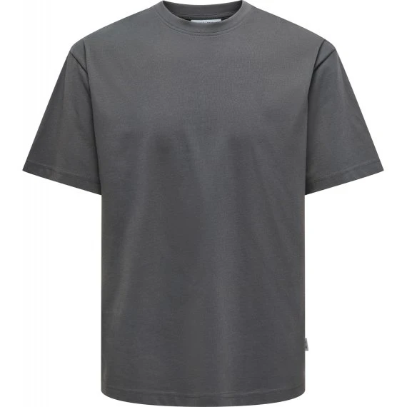 ONLY & SONS T-shirt i mørkegrå - Relaxed fit