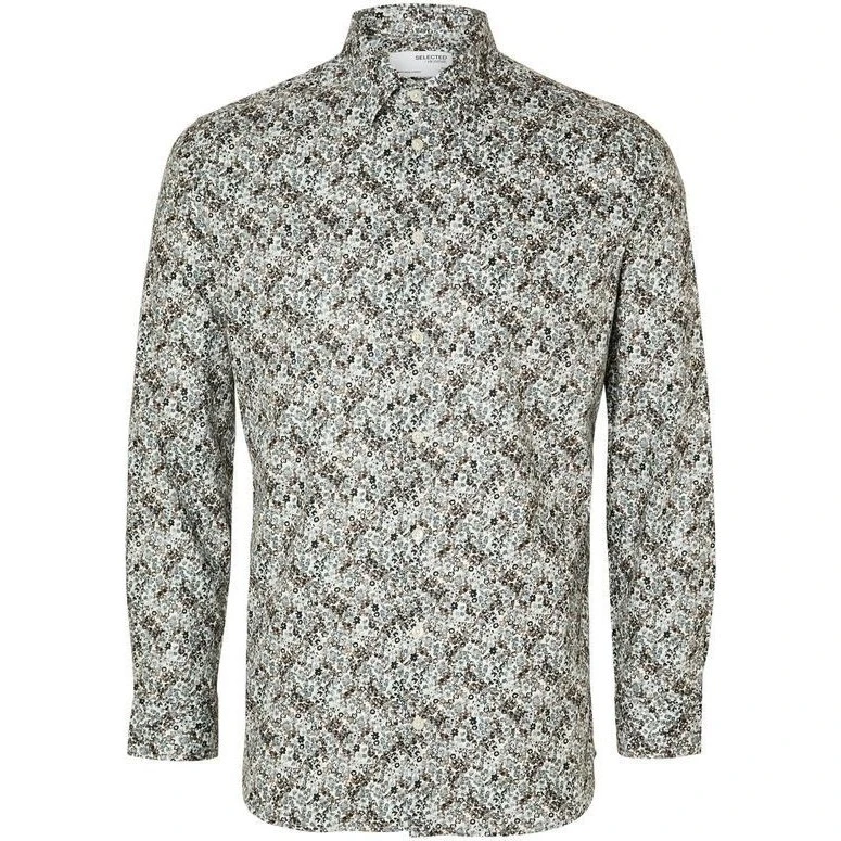 SLHSLIMSOHO Ethan AOP Langærmet T-shirt