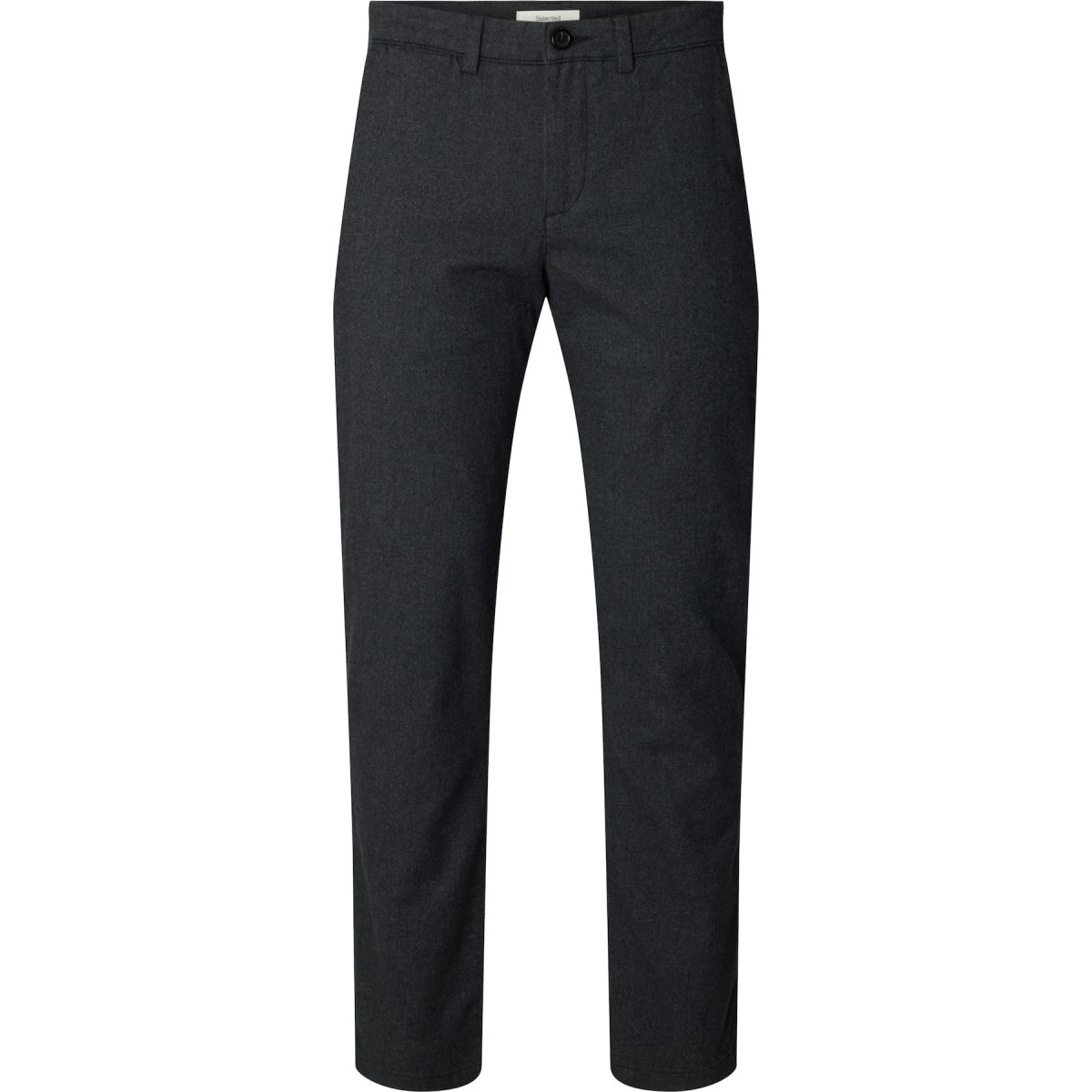 SELECTED Miles Lærredsbukser - Black Denim Slimfit