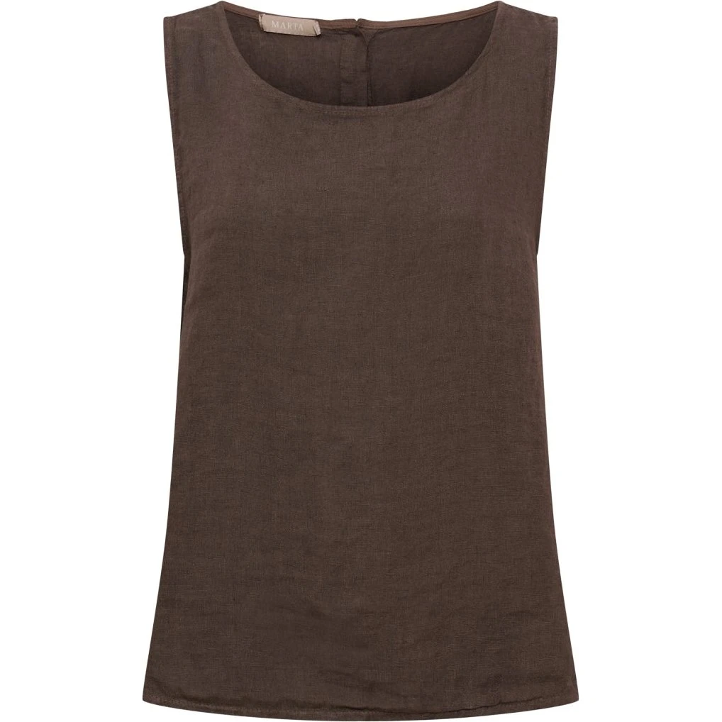 Marta du Chateau Alessia Top - Mocca