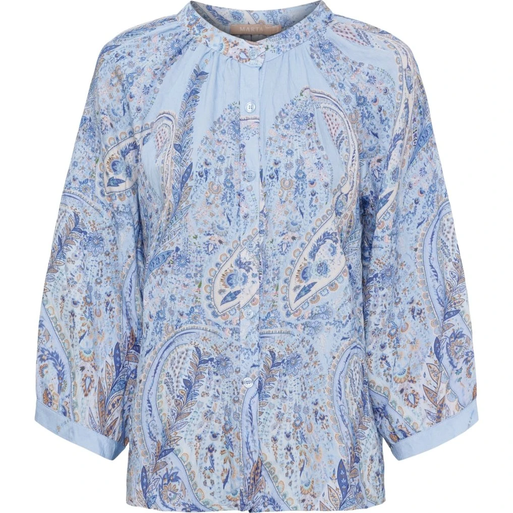 Marta du Château MDCJayla Bluse - Celeste