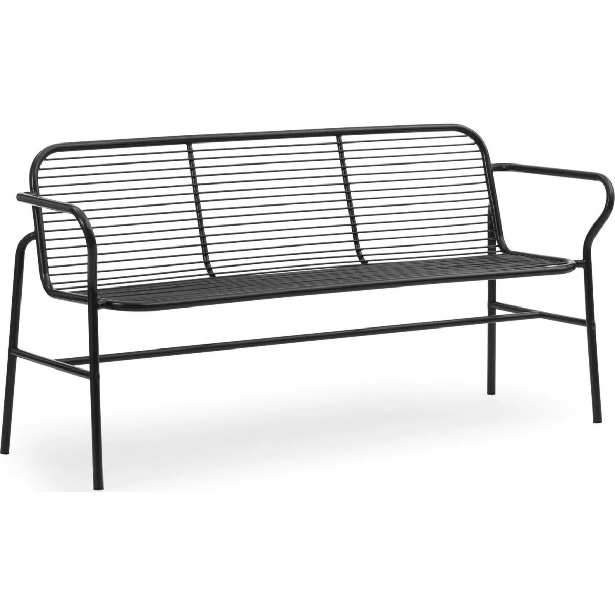 Normann Copenhagen Vig Dining bænk, sort