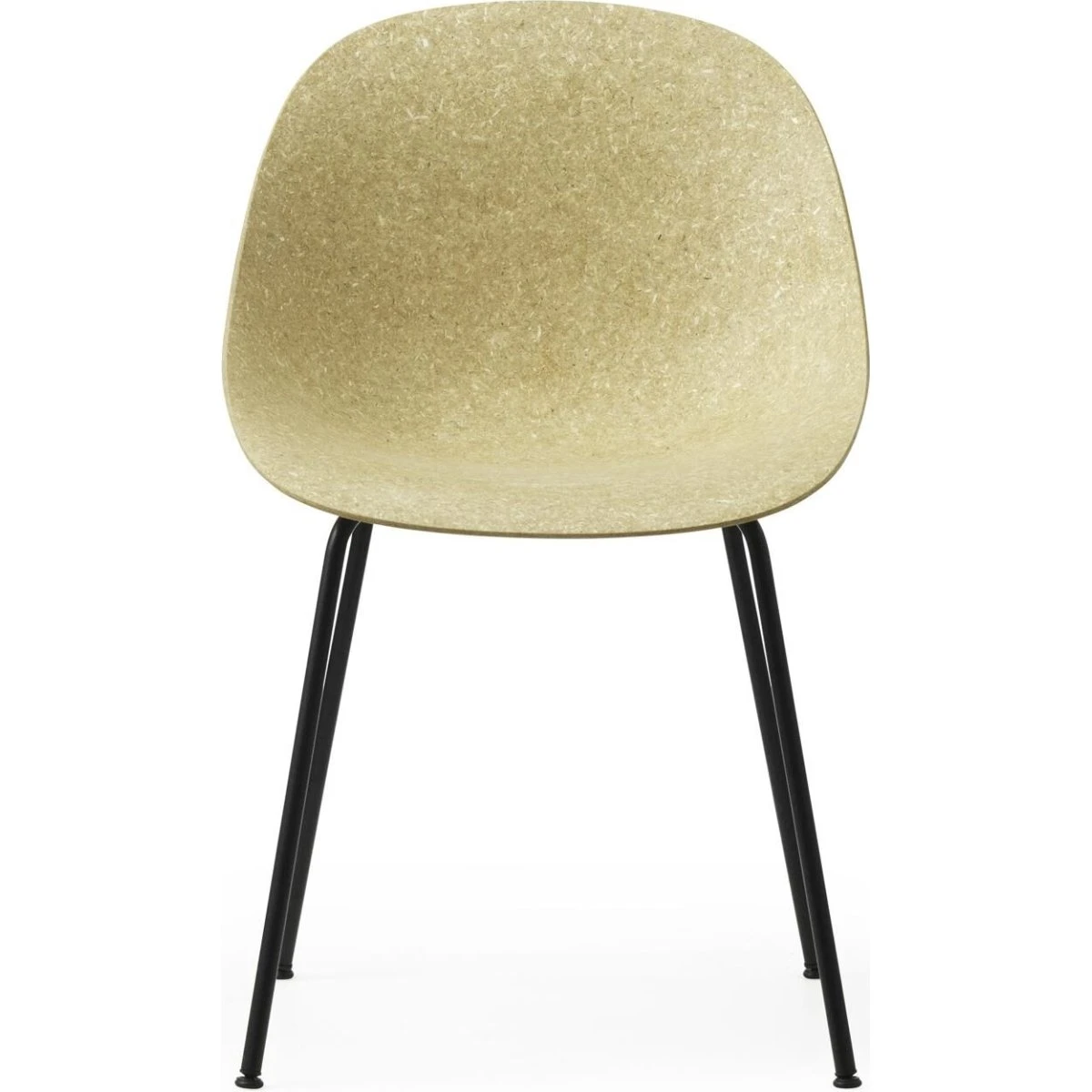 Normann Copenhagen Mat Chair - Sort/Stål/Hamp