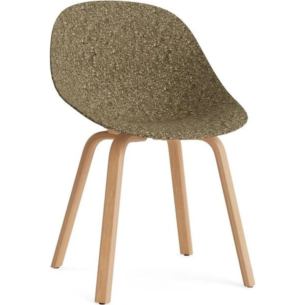 Normann Copenhagen Mat Chair Spisebordsstol - Seaweed/Beech