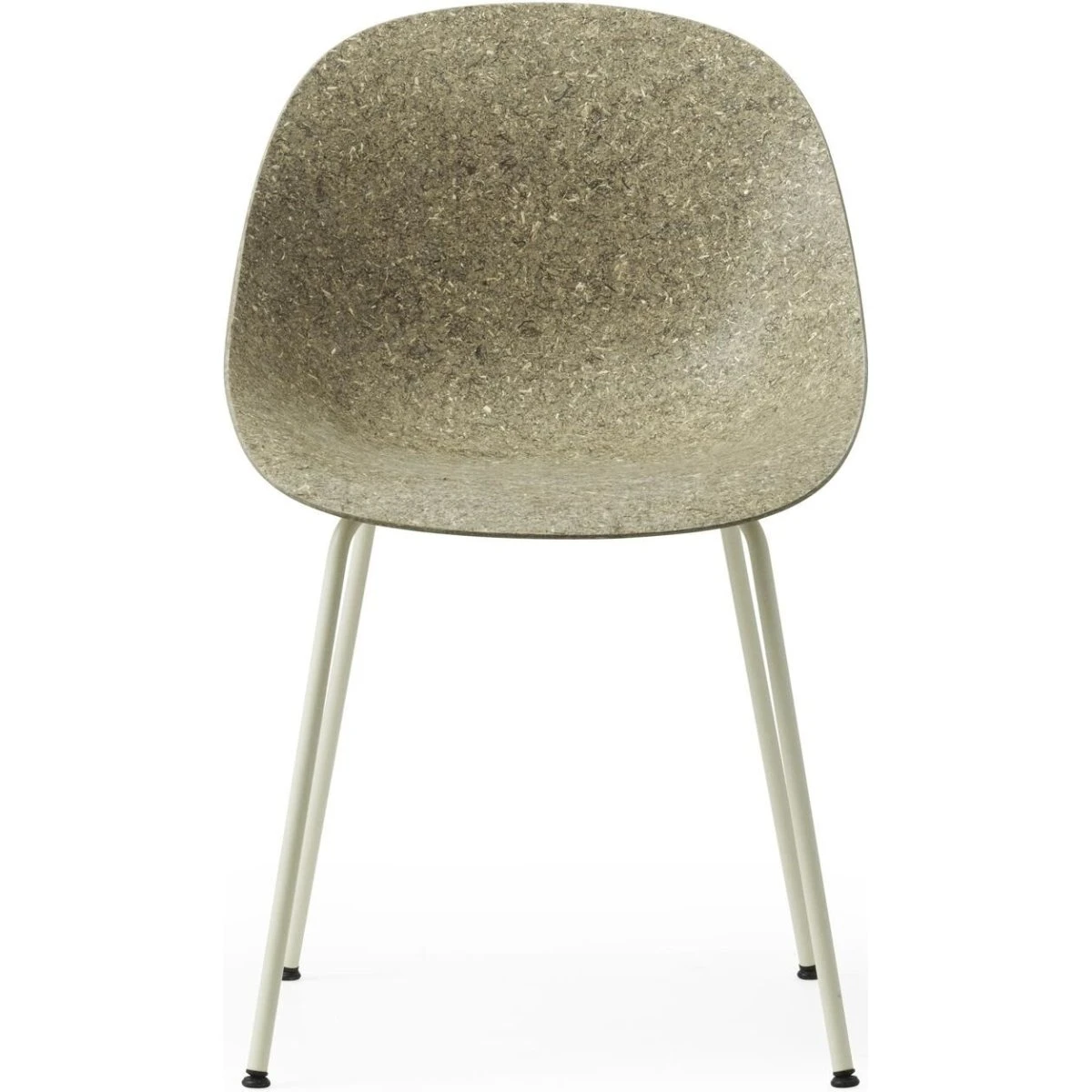Normann Copenhagen Mat Chair - Creme/Stål/Seaweed
