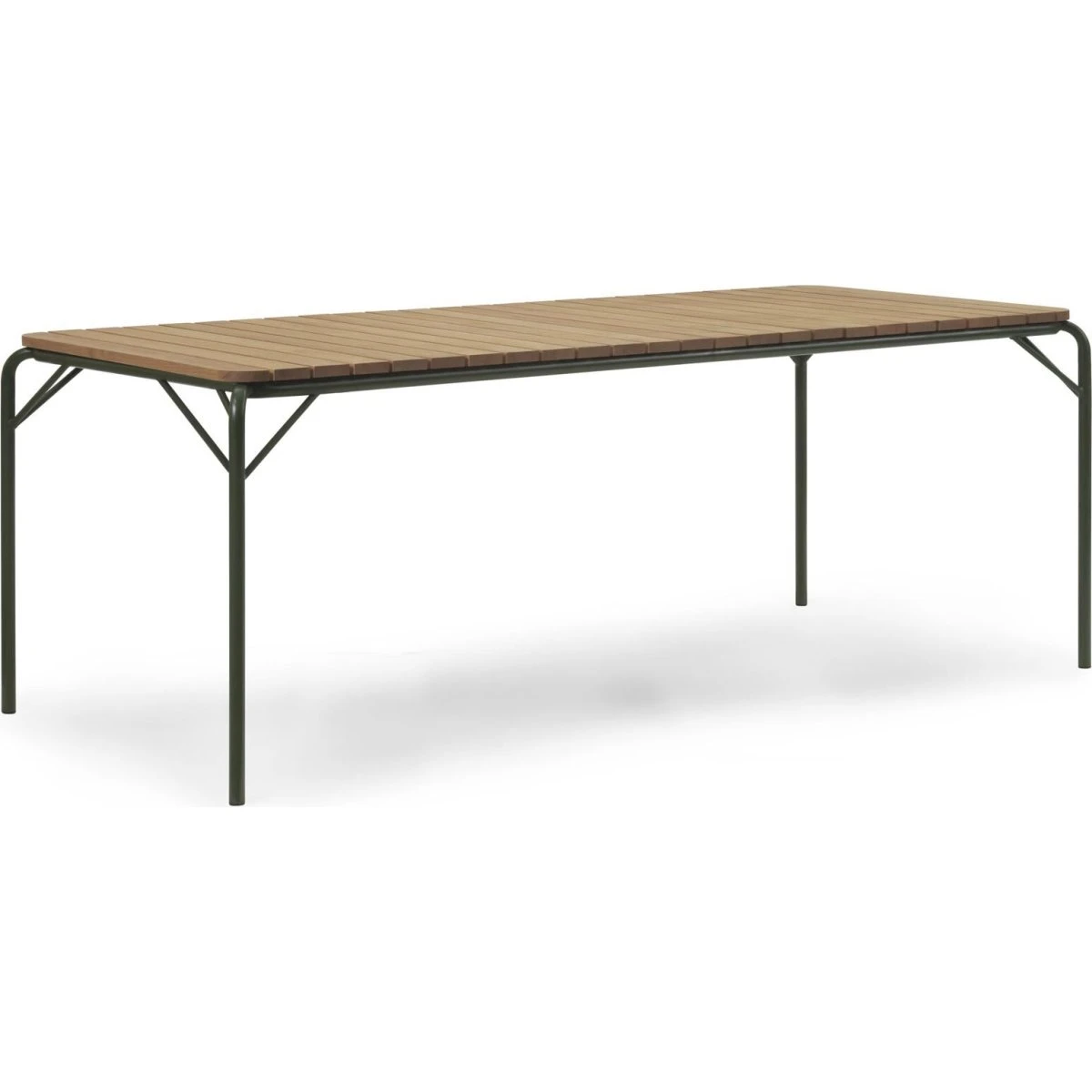Normann Copenhagen Vig Spisebord 90x200 cm Mørk Grøn/Robinia