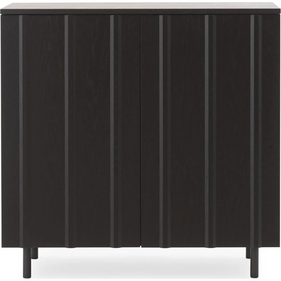 Normann Copenhagen Rib Kabinet - Soft Black - 96x98,5 cm