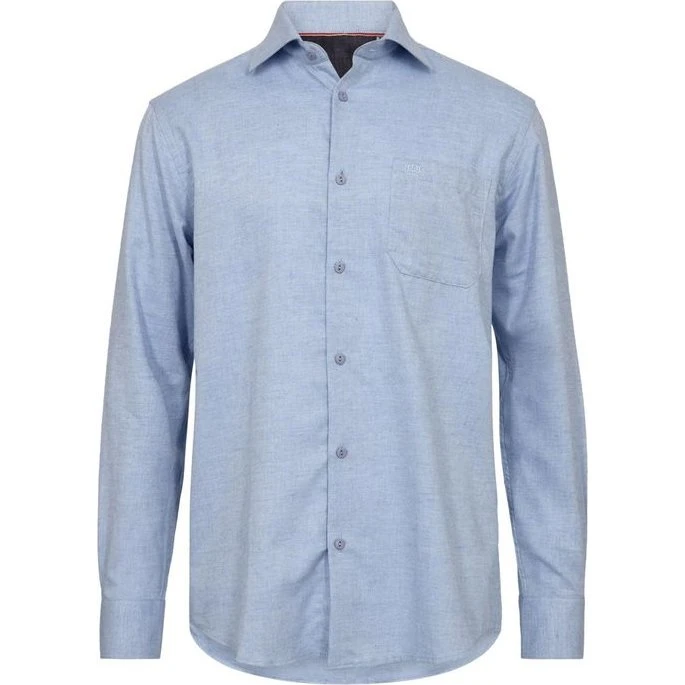 Thomas Regency Flannel-skjorte til mænd - Blød bomuld/polyester