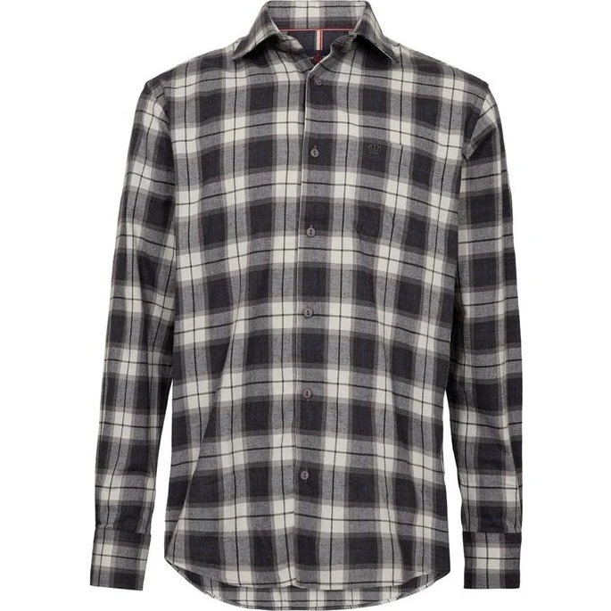 Thomas Regency Ternet Flannel Skjorte - Regular Fit
