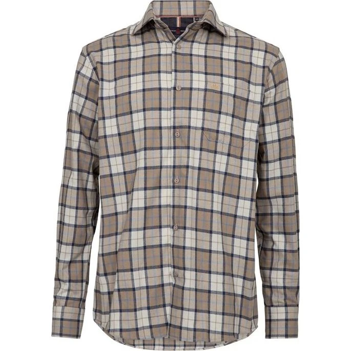Thomas Regency Ternet Flannel Skjorte - Regular Fit