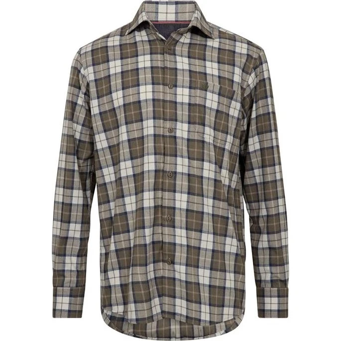 Thomas Regency Ternet Flannel Skjorte - Regular Fit