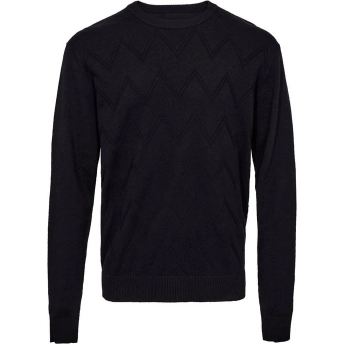 Thomas Regency Strik med zigzag-mønster
