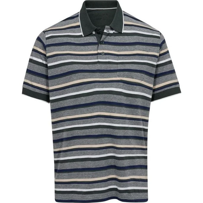 Striped polo