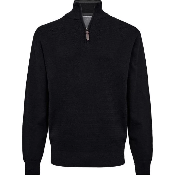 Thomas Regency Reg Fit Structure Half Zip Sweatshirt