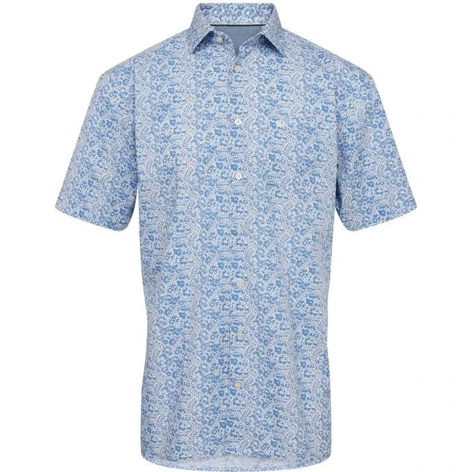Shirt box reg fit s/s kortærmet skjorte