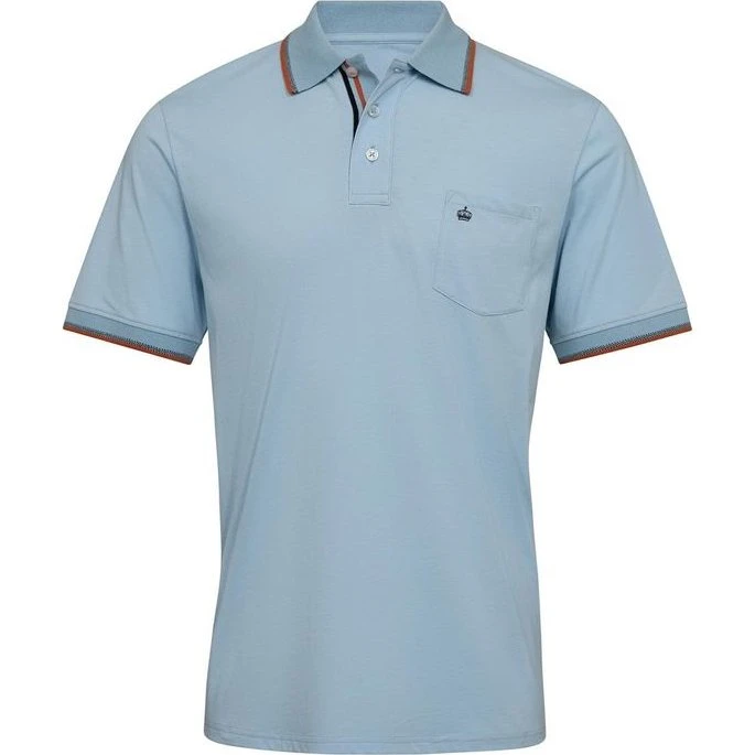 Polo shirt regular fit i melange