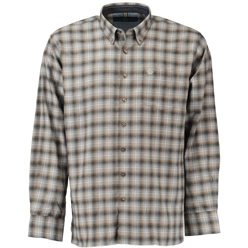 Thomas Regency Flannelskjorte til mænd i regular fit