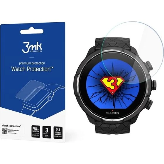 3MK Watch Protection FlexibleGlass til Suunto 9 Baro Titanium