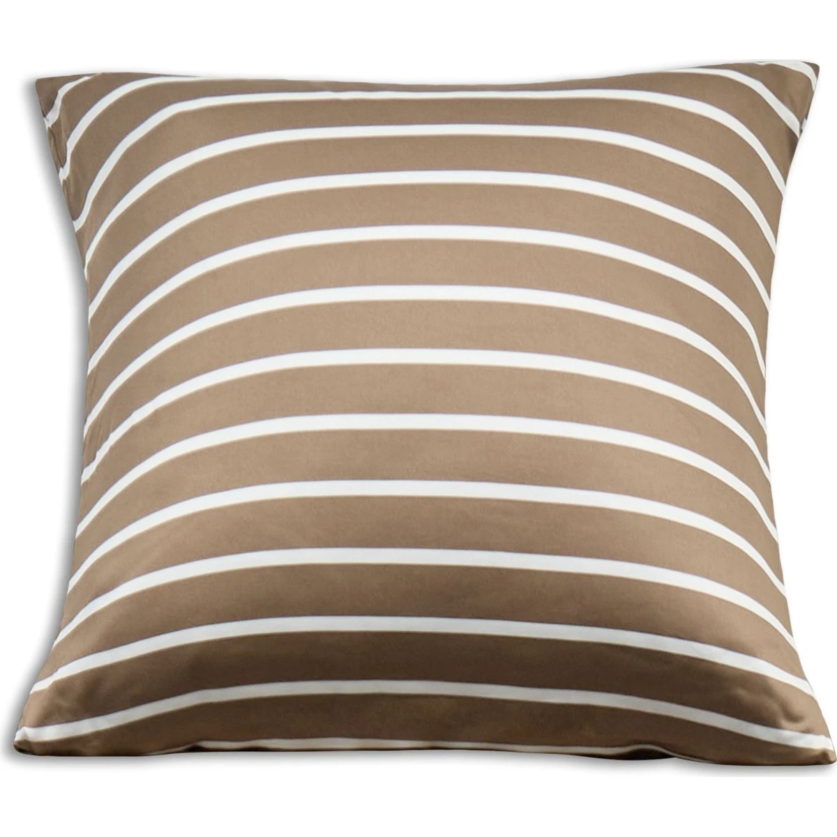 By Borg Bambus Pudebetræk 60x63 cm - Beige Stribet