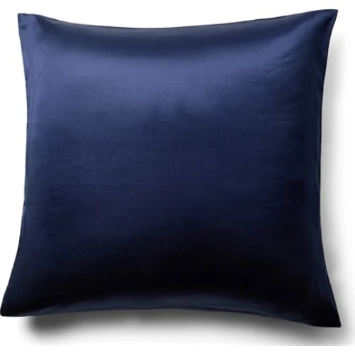 By Borg Silke pudebetræk 60x63 cm - 100% morbærsilke - Navy blå