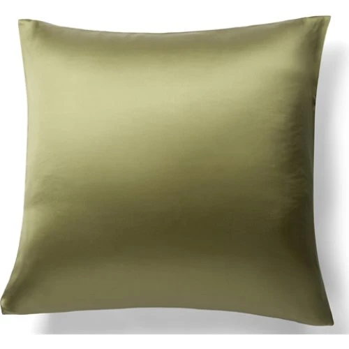 By Borg Silke pudebetræk 60x63 cm - 100% morbærsilke - Oliven